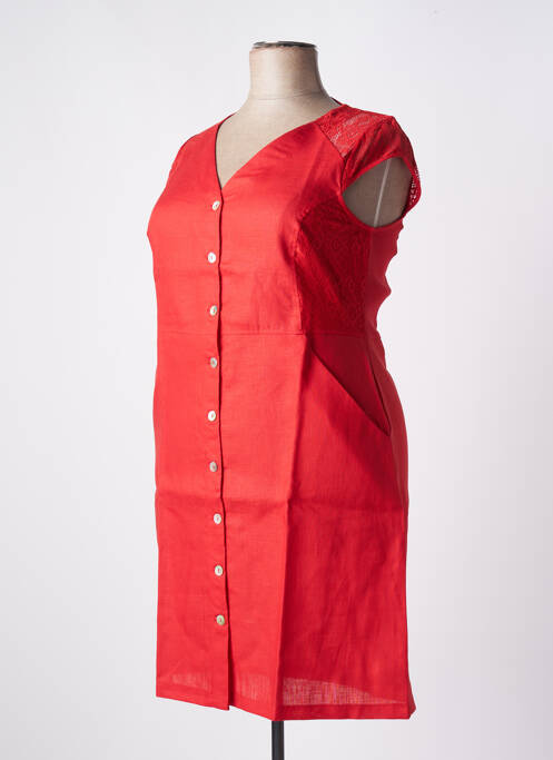 Rochie scurtă roșu MALOKA femeie