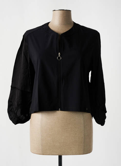 Vestă cu mâneci lungi negru MALOKA femeie