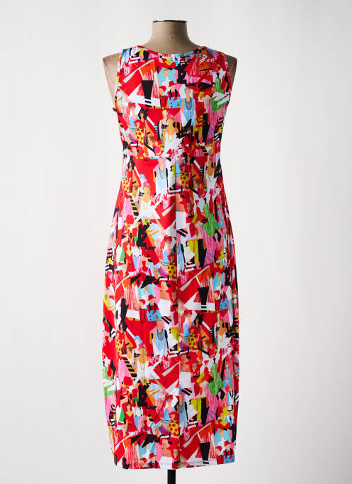 Rochie midi roșu MALOKA femeie