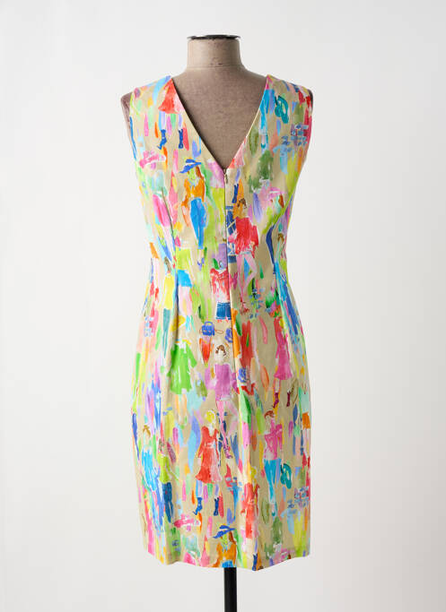 Rochie midi bej PAUL BRIAL femeie