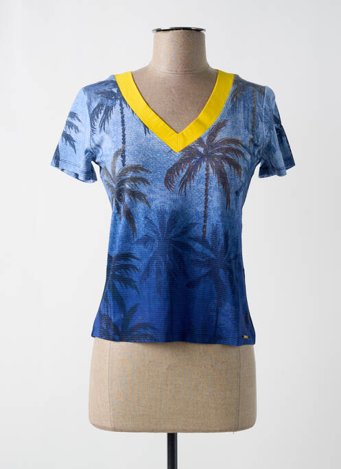 Tricou albastru PAUL BRIAL femme