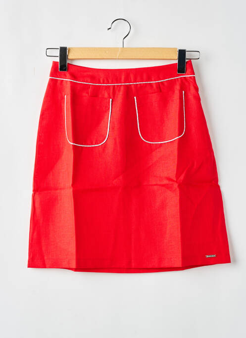 Fustă scurtă roșu MALOKA femeie