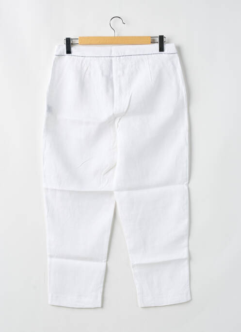 Pantalon trei sferturi alb MALOKA femeie