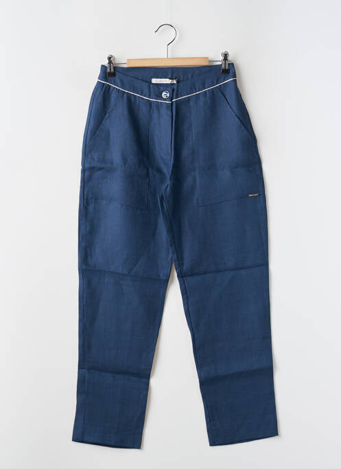 Pantalon slim albastru MALOKA femeie