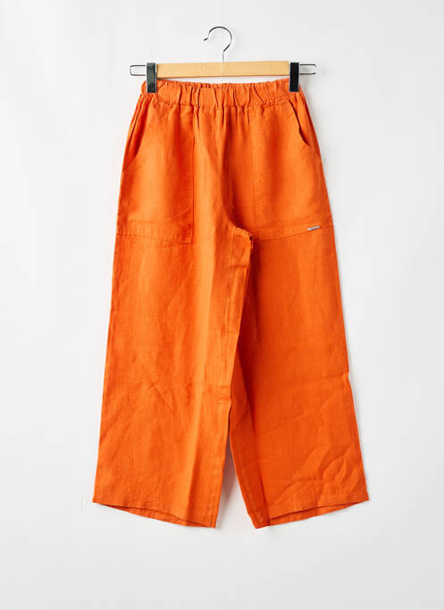 Pantalon drept portocaliu MALOKA femeie