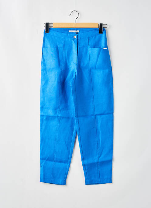 Pantalon slim albastru MALOKA femeie