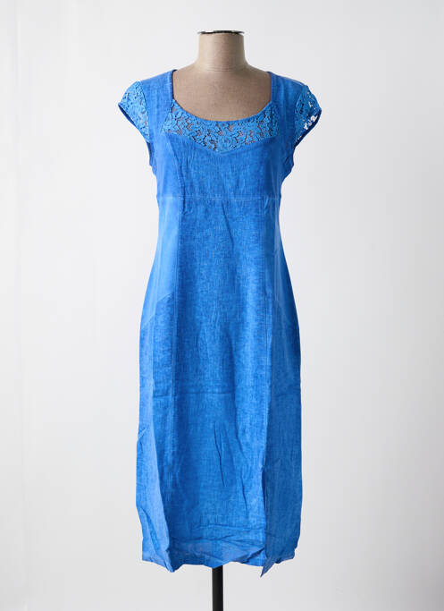 Rochie midi albastru MALOKA femeie