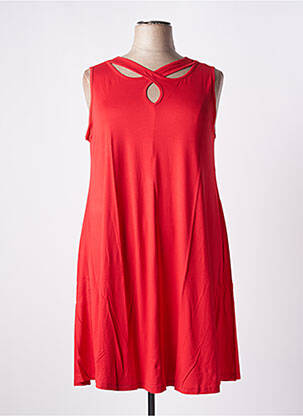 Rochie midi roșu MALOKA femeie