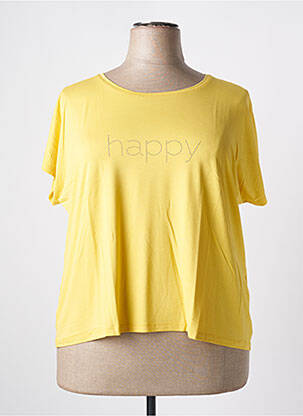 Tricou galben MALOKA femeie