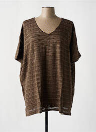 Tricou taupe G!OZE femme