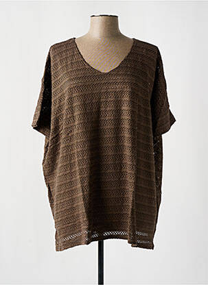 Tricou taupe G!OZE femeie