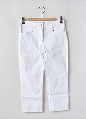 Pantalon trei sferturi alb PAUL BRIAL femeie