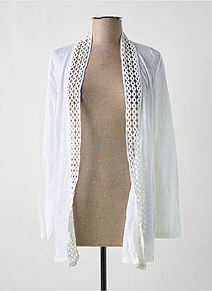 Vestă cu mâneci lungi alb PAUL BRIAL femeie