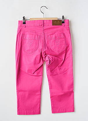 Pantalon trei sferturi roz PAUL BRIAL femeie