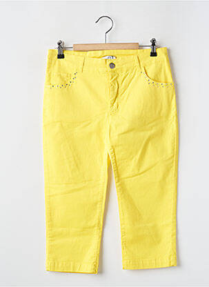 Pantalon trei sferturi galben PAUL BRIAL femeie