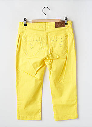 Pantalon trei sferturi galben PAUL BRIAL femeie