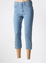 Pantalon trei sferturi albastru PAUL BRIAL femme