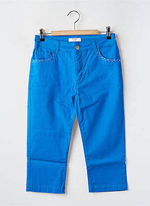 Pantalon trei sferturi albastru PAUL BRIAL femeie