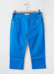 Pantalon trei sferturi albastru PAUL BRIAL femme