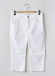 Pantalon trei sferturi alb PAUL BRIAL femme