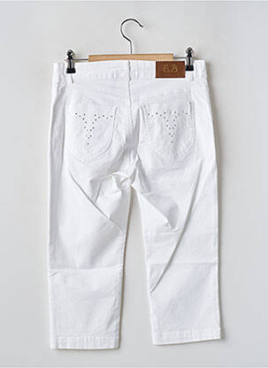Pantalon trei sferturi alb PAUL BRIAL femeie