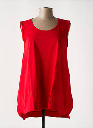 Tunică fără mâneci roșu G!OZE femeie