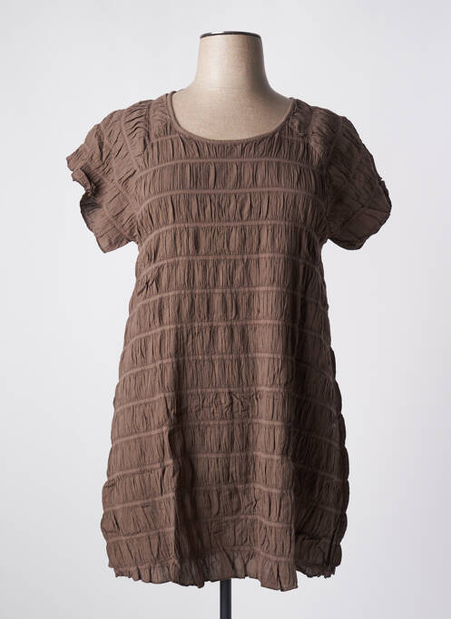 Rochie scurtă taupe G!OZE femeie