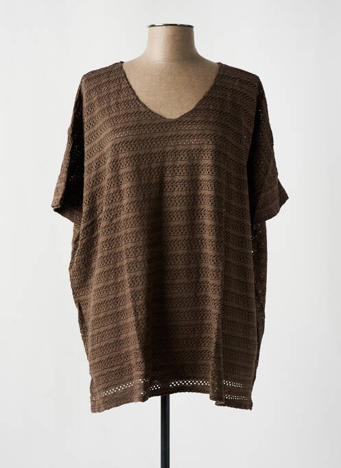 Tricou taupe G!OZE femeie