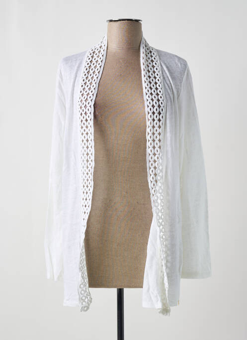 Vestă cu mâneci lungi alb PAUL BRIAL femeie