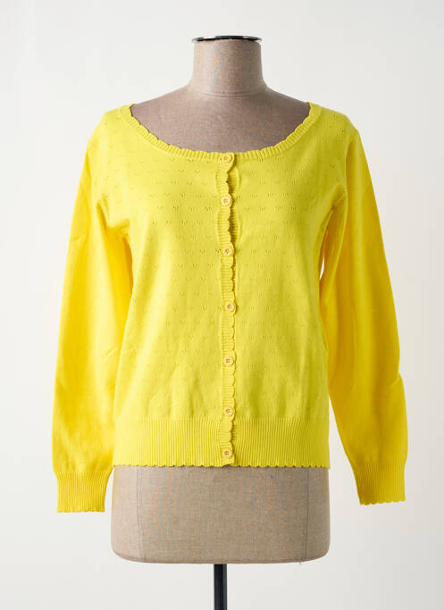 Vestă cu mâneci lungi galben PAUL BRIAL femeie