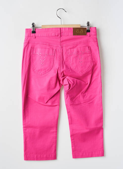 Pantalon trei sferturi roz PAUL BRIAL femeie