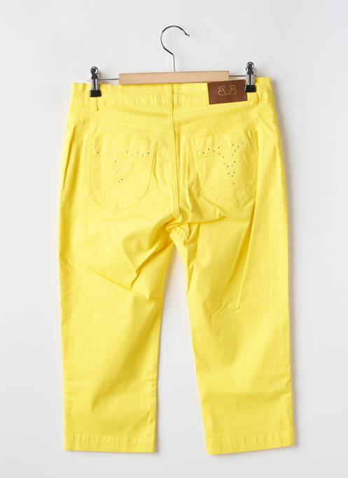 Pantalon trei sferturi galben PAUL BRIAL femeie