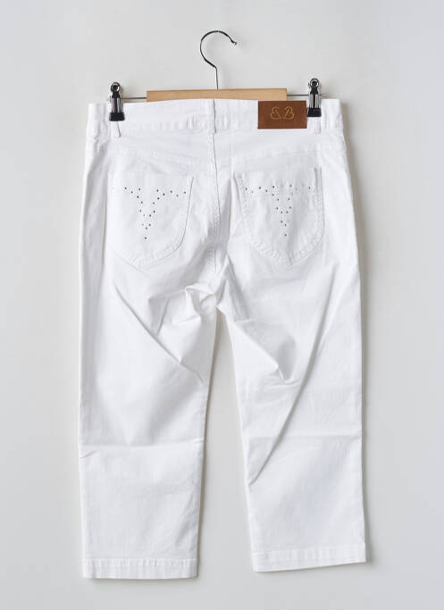 Pantalon trei sferturi alb PAUL BRIAL femeie