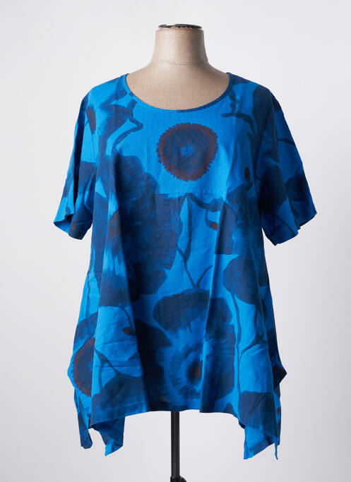 Tunică mâneci scurte albastru G!OZE femeie