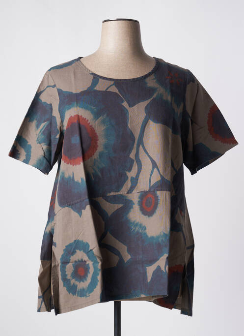 Tunică mâneci scurte taupe G!OZE femeie