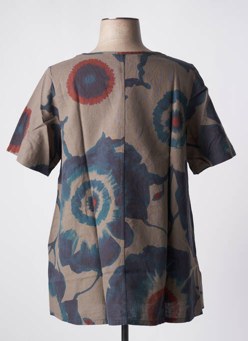 Tunică mâneci scurte taupe G!OZE femeie