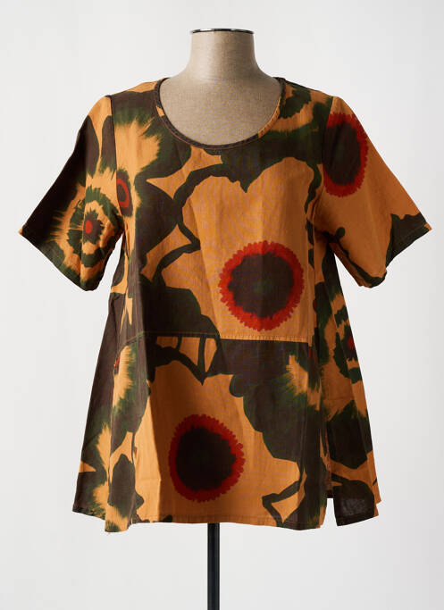 Tunică mâneci scurte portocaliu G!OZE femeie