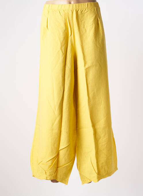 Pantalon evazat galben G!OZE femeie