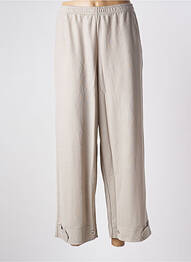 Pantalon larg bej G!OZE femeie