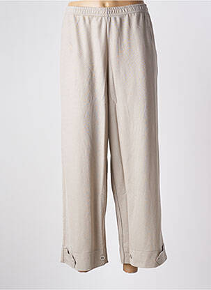 Pantalon larg bej G!OZE femeie