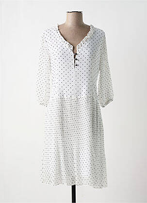 Rochie midi alb PAUL BRIAL femeie