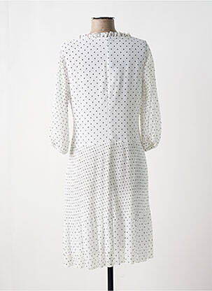 Rochie midi alb PAUL BRIAL femeie
