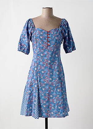 Rochie scurtă albastru PAUL BRIAL femeie