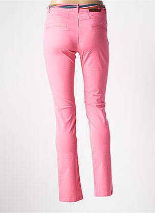 Pantalon slim roz PAUL BRIAL femeie