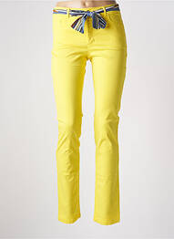 Pantalon slim galben PAUL BRIAL femme