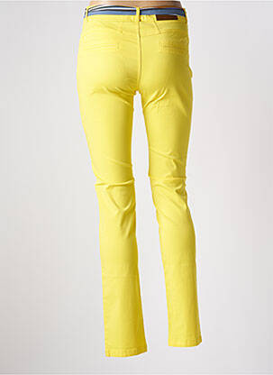 Pantalon slim galben PAUL BRIAL femeie