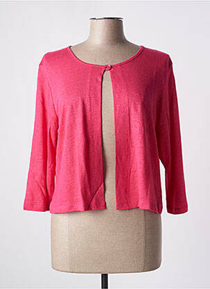 Vestă cu mâneci lungi roz PAUL BRIAL femme