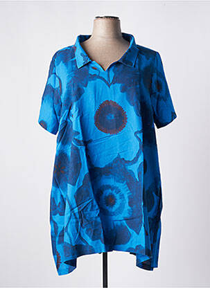 Tunică mâneci scurte albastru G!OZE femeie