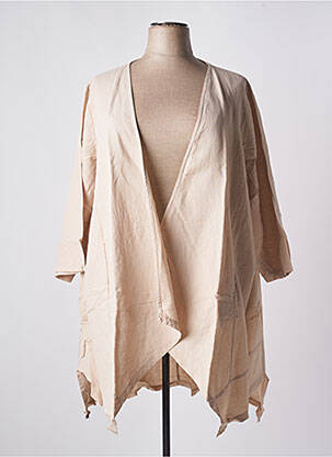 Vestă cu mâneci lungi bej G!OZE femeie