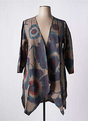 Vestă cu mâneci lungi taupe G!OZE femeie